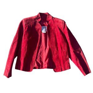 VTG Red Leather Jacket